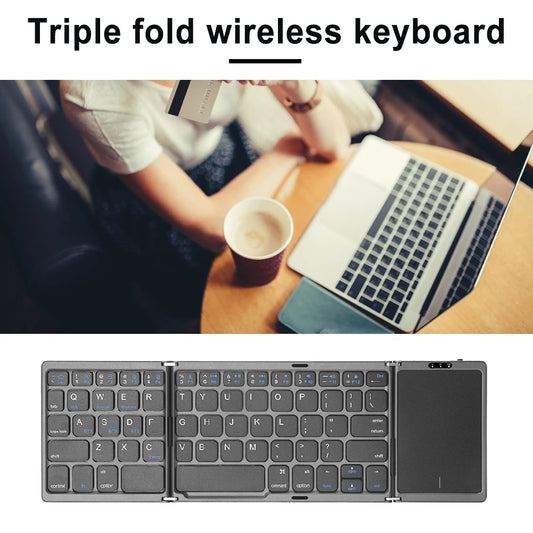 B089T Wireless Bluetooth Keyboard with touch pad